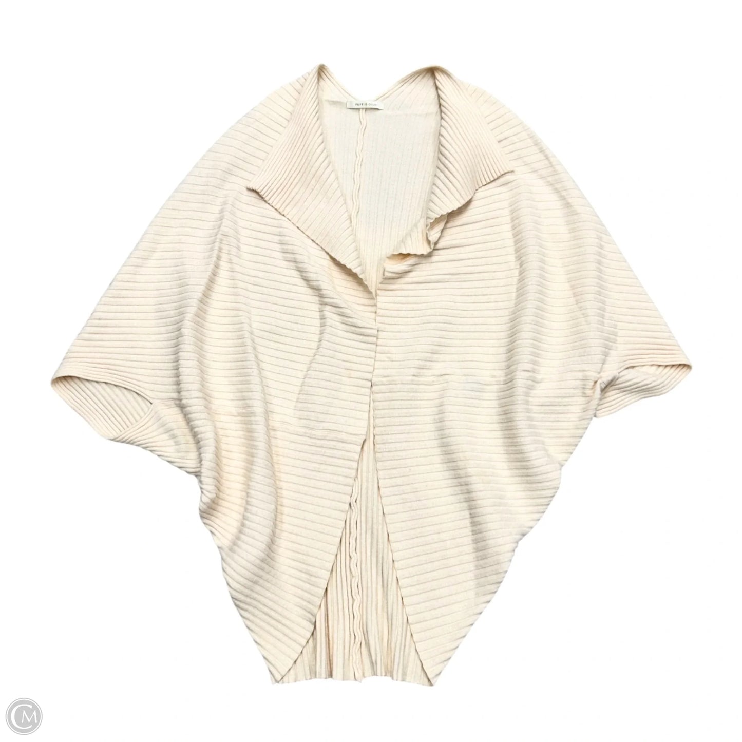 Cardigan By Anthropologie In Cream, Size: Osfm