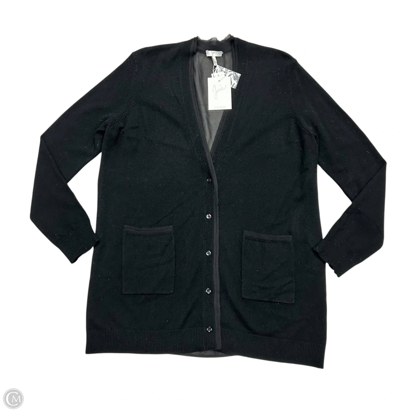 Sweater Cardigan By Joie In Black, Size: M