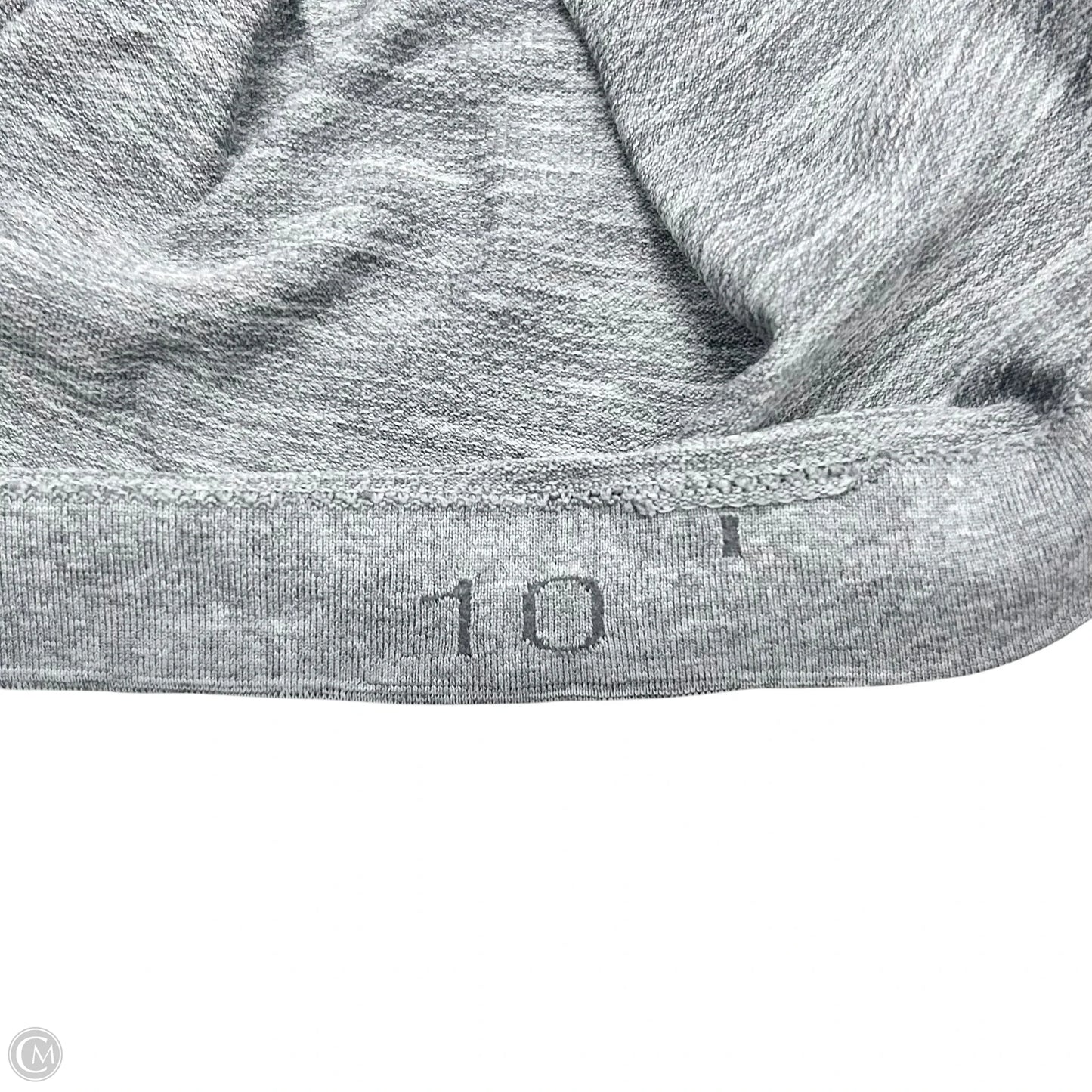 Athletic Top Long Sleeve Crewneck By Lululemon In Grey, Size: M