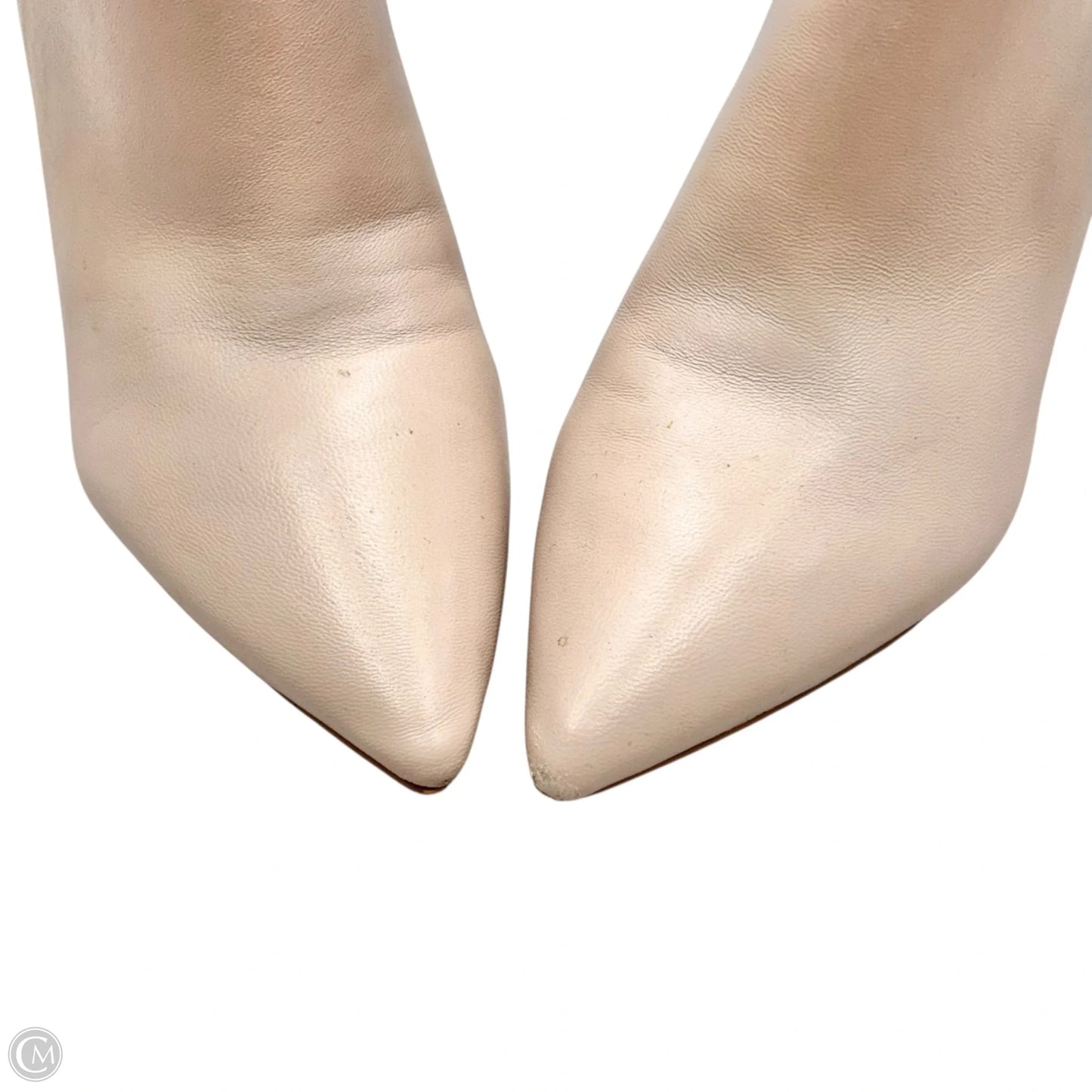 Boots Ankle Heels By Marc Fisher In Light Pink, Size: 9.5