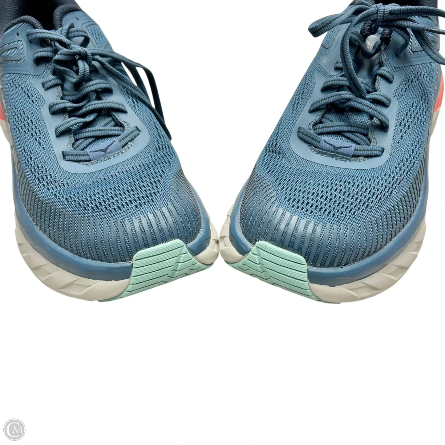 Shoes Athletic By Hoka In Blue & Grey, Size: 8