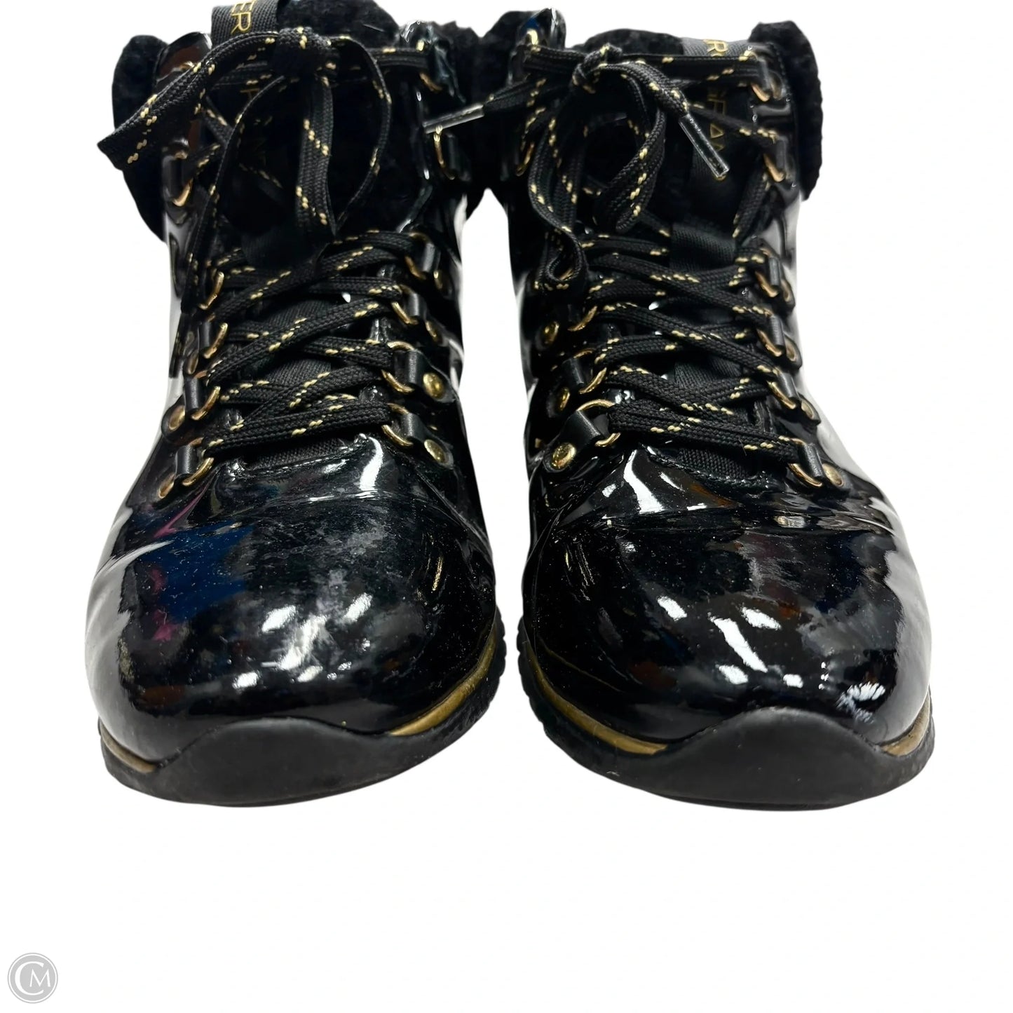 Boots Combat By Cole-haan In Black, Size: 10
