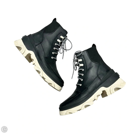Boots Combat By Sorel In Black & White, Size: 9