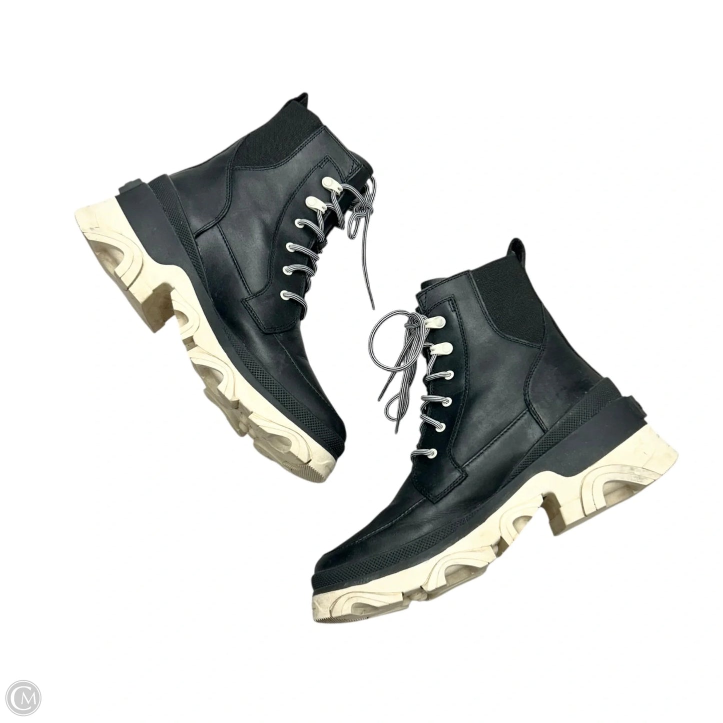 Boots Combat By Sorel In Black & White, Size: 9