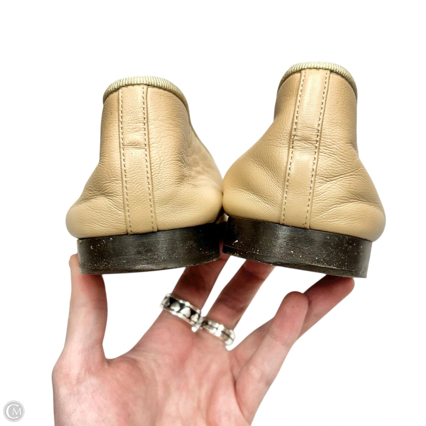 Shoes Luxury Designer By Chanel In Black & Tan, Size: 10.5