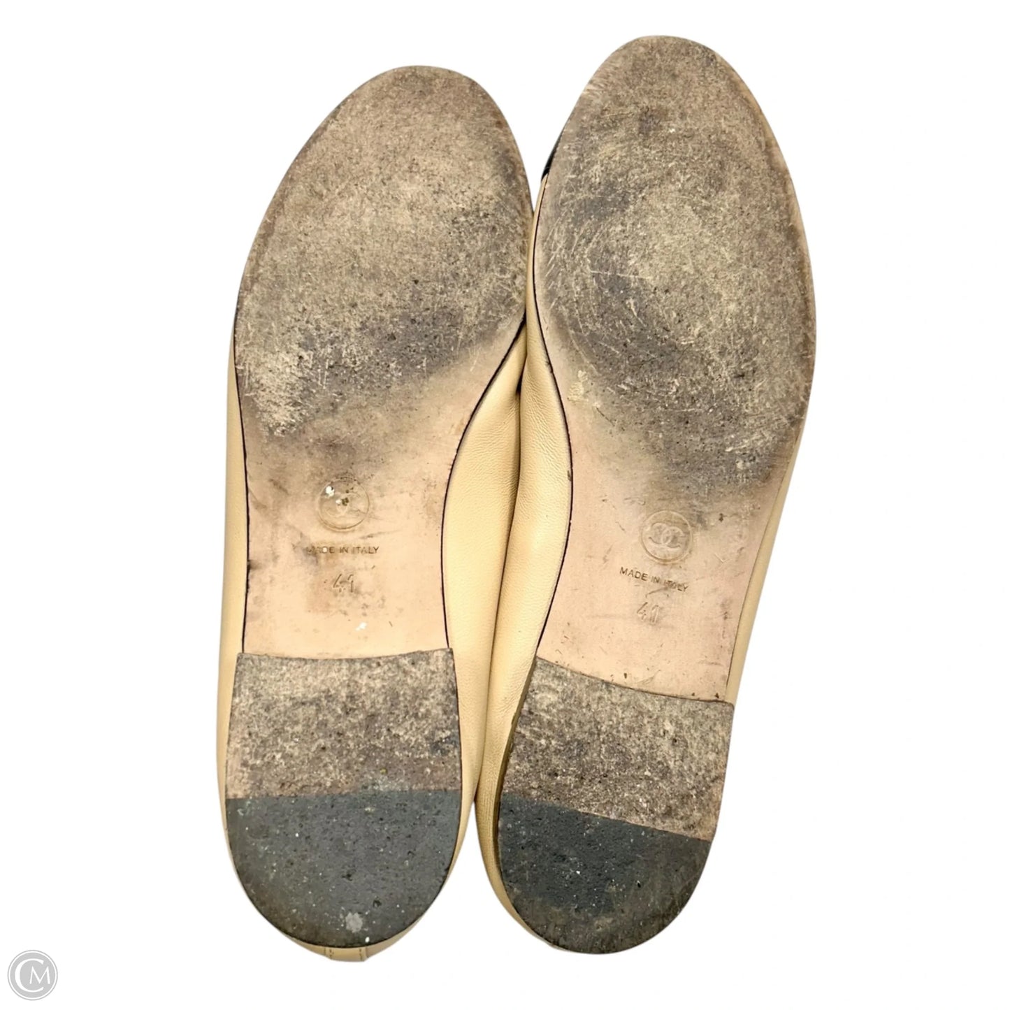 Shoes Luxury Designer By Chanel In Black & Tan, Size: 10.5