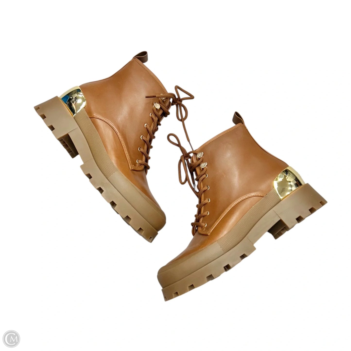 Boots Combat By Michael By Michael Kors In Tan, Size: 9.5