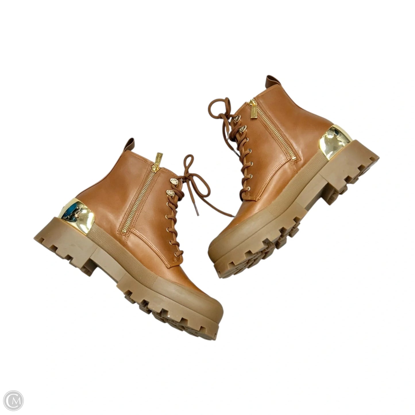 Boots Combat By Michael By Michael Kors In Tan, Size: 9.5