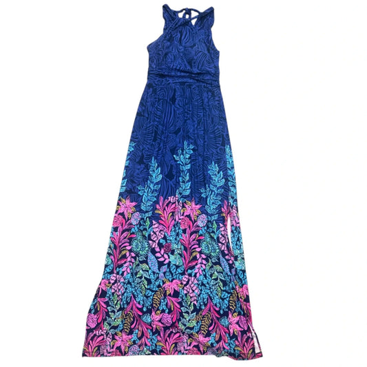 Dress Designer By Lilly Pulitzer In Blue & Pink, Size: S