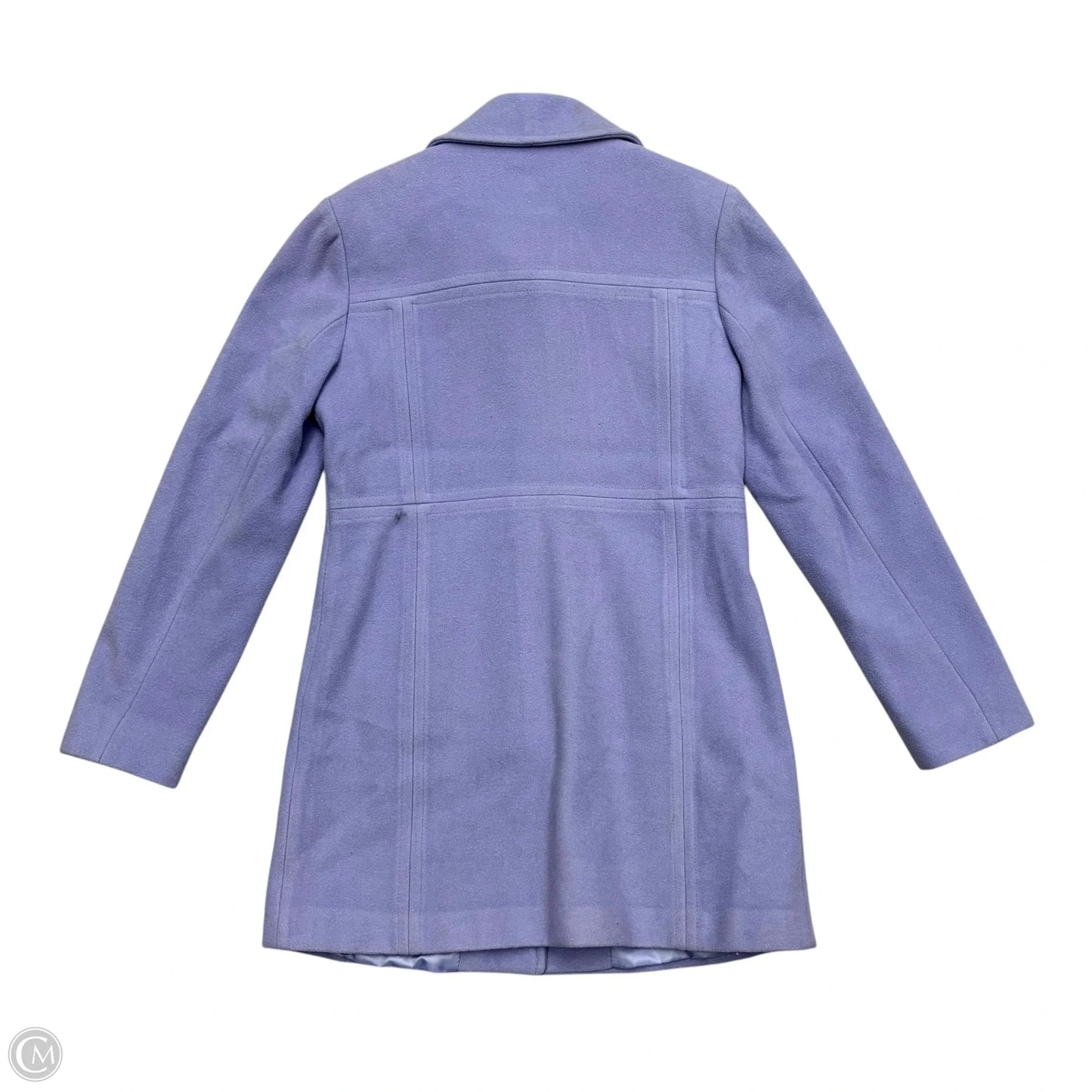 Coat Peacoat By Anne Klein In Blue, Size: S