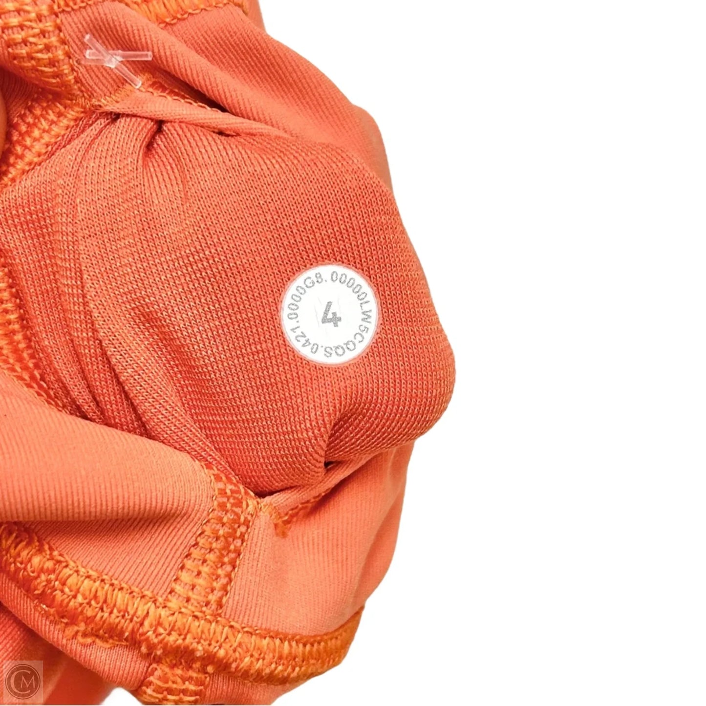 Athletic Leggings By Lululemon In Orange, Size: S