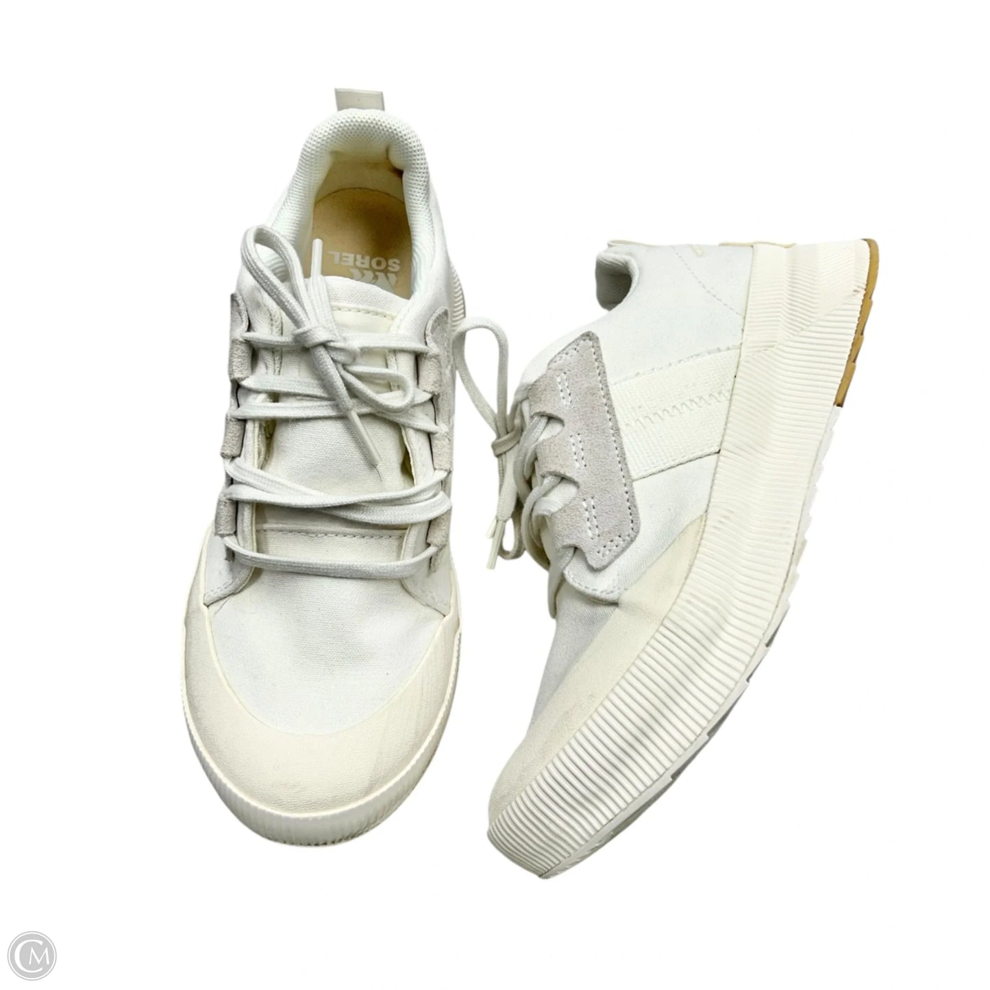 Shoes Sneakers By Sorel In Cream, Size: 9.5