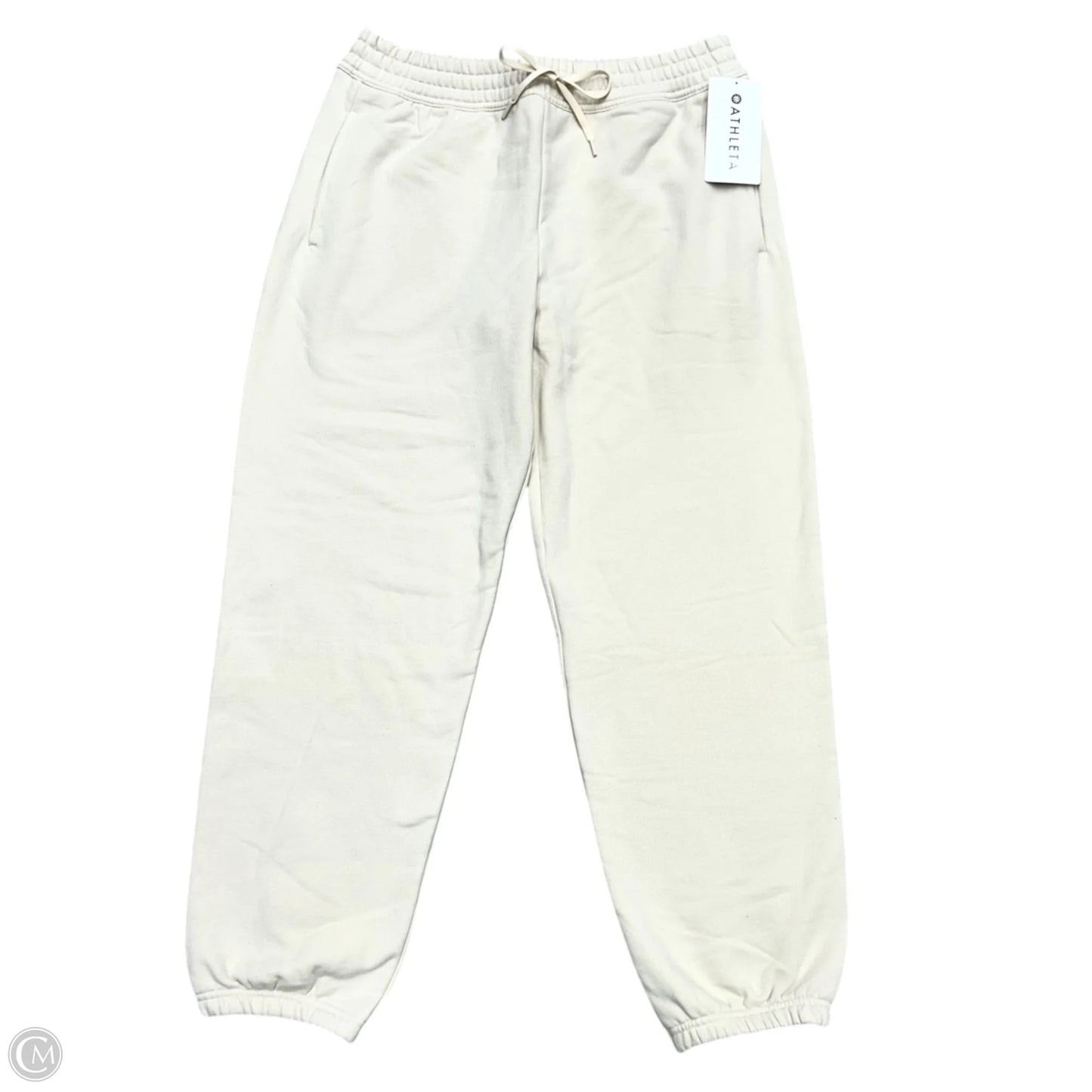 Athletic Pants By Athleta In Cream, Size: M
