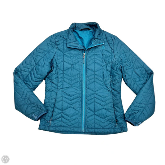 Jacket Puffer & Quilted By The North Face In Teal, Size: M