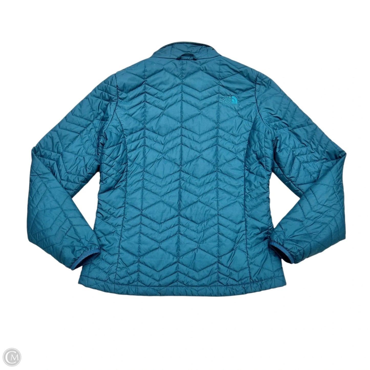 Jacket Puffer & Quilted By The North Face In Teal, Size: M