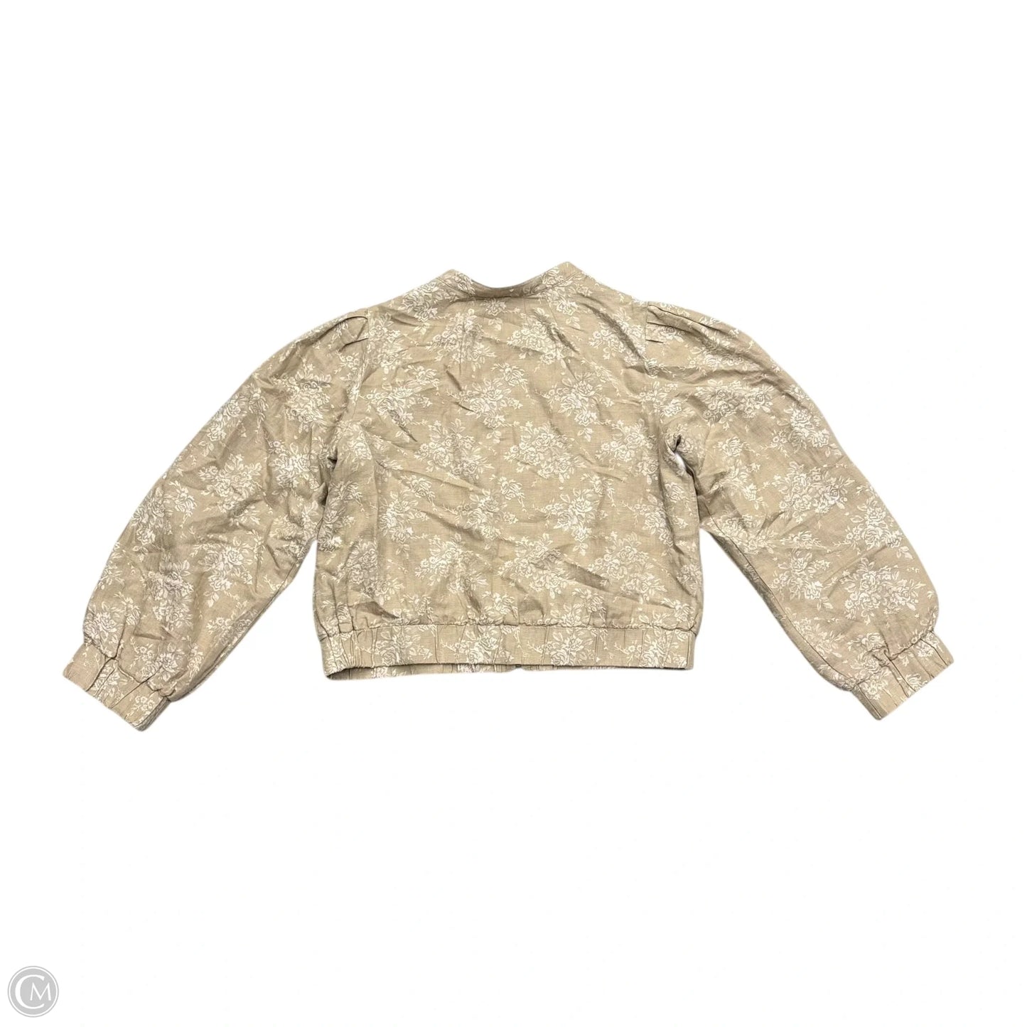 Jacket Other By Anthropologie In Cream & Tan, Size: L