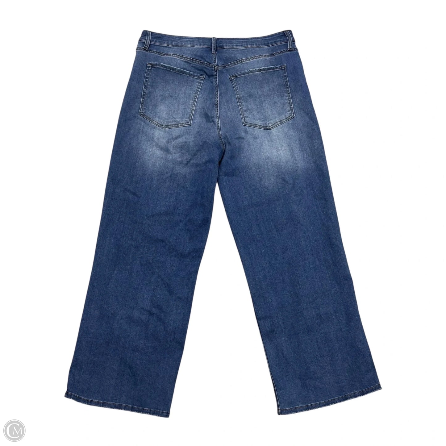 Pants Wide Leg By Sts Blue In Blue, Size: 18