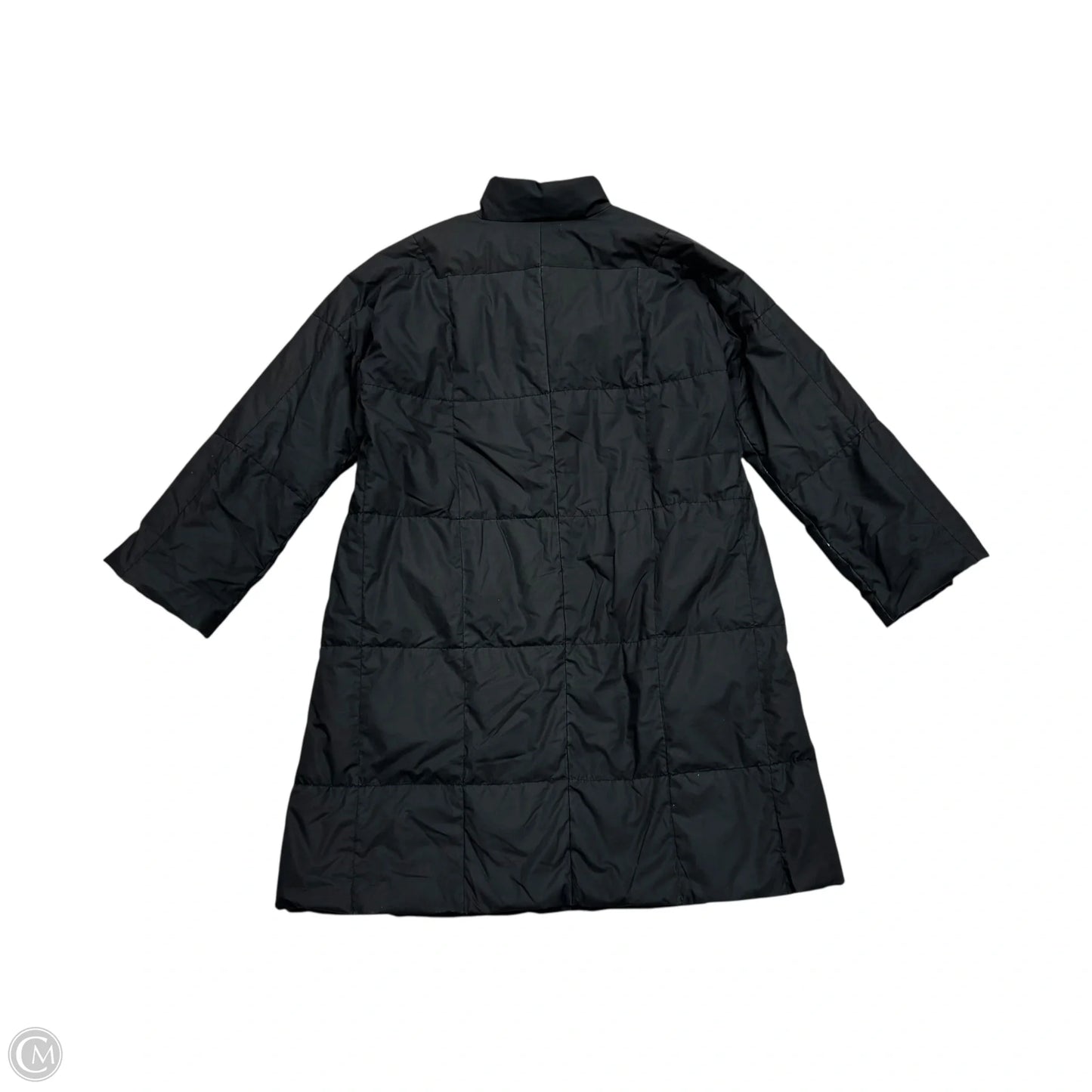 Coat Puffer & Quilted By Dkny In Black, Size: S