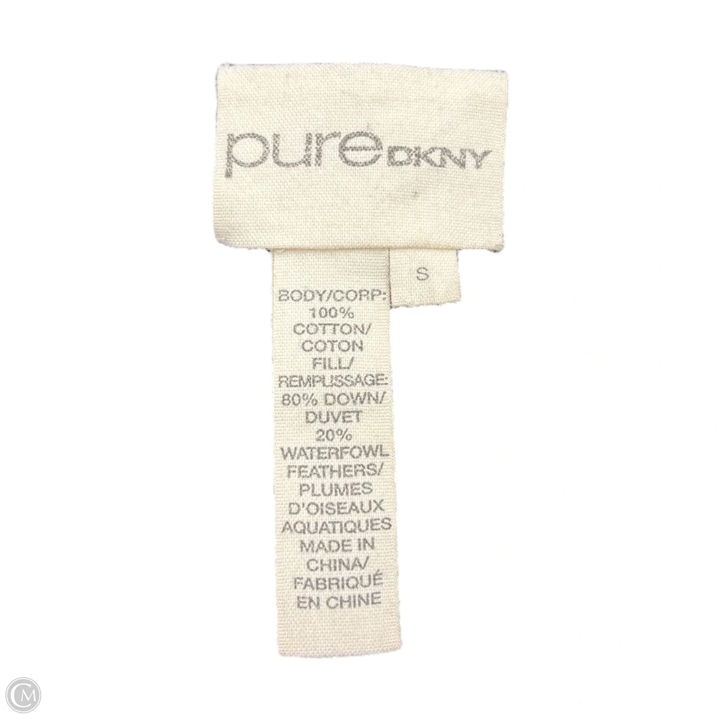 Coat Puffer & Quilted By Dkny In Black, Size: S