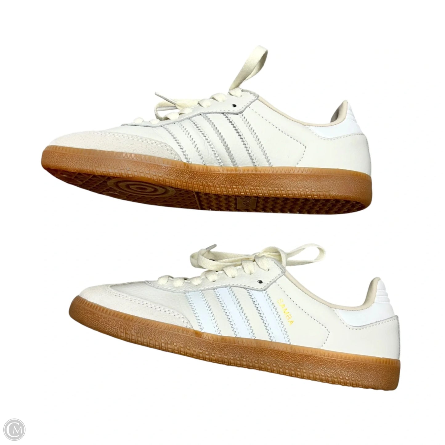 Shoes Sneakers By Adidas In Cream, Size: 7