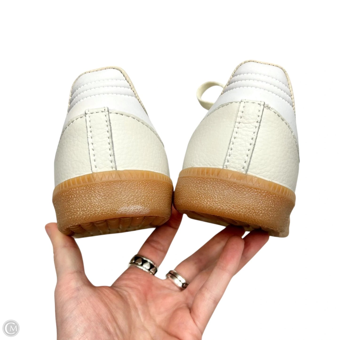 Shoes Sneakers By Adidas In Cream, Size: 7