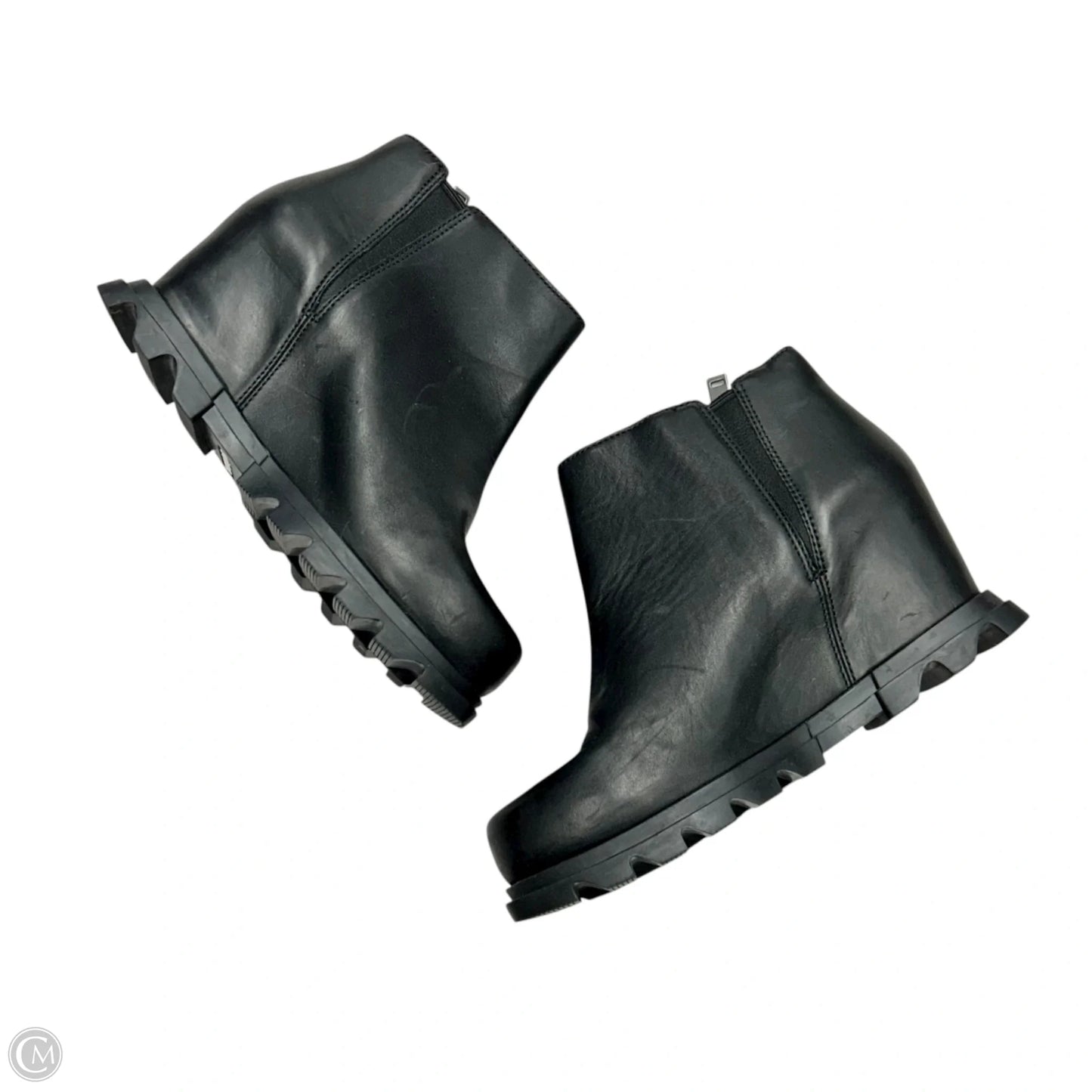 Boots Ankle Heels By Sorel In Black, Size: 8