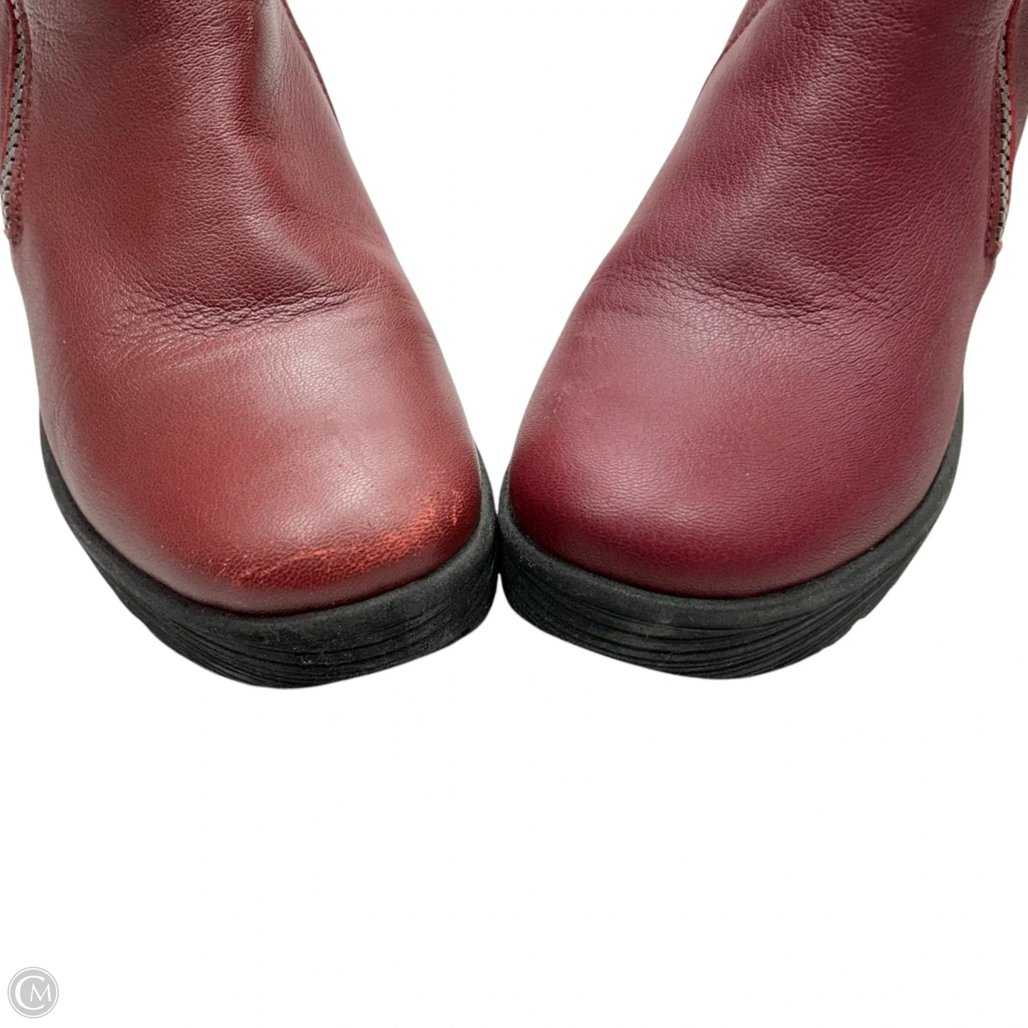 Boots Ankle Heels By Fly London In Red, Size: 9.5