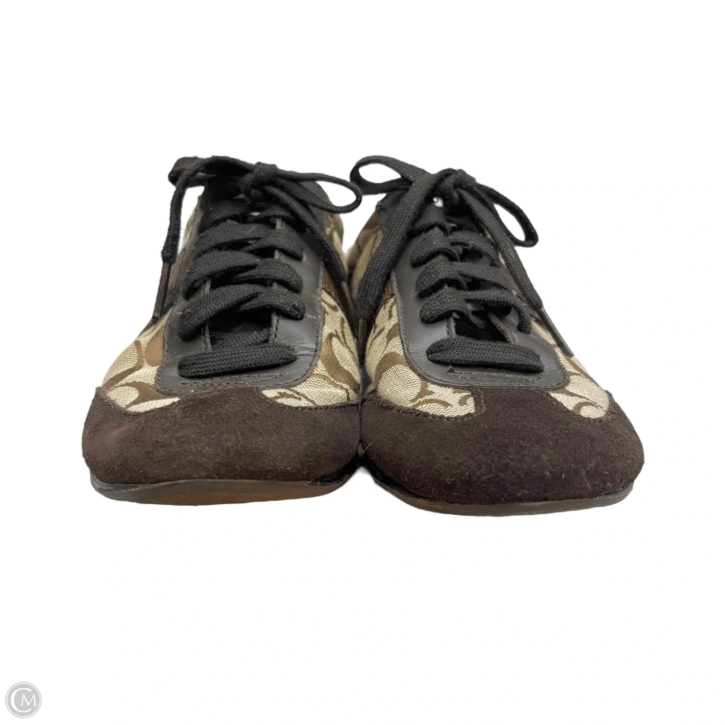 Shoes Designer By Coach In Brown & Tan, Size: 6