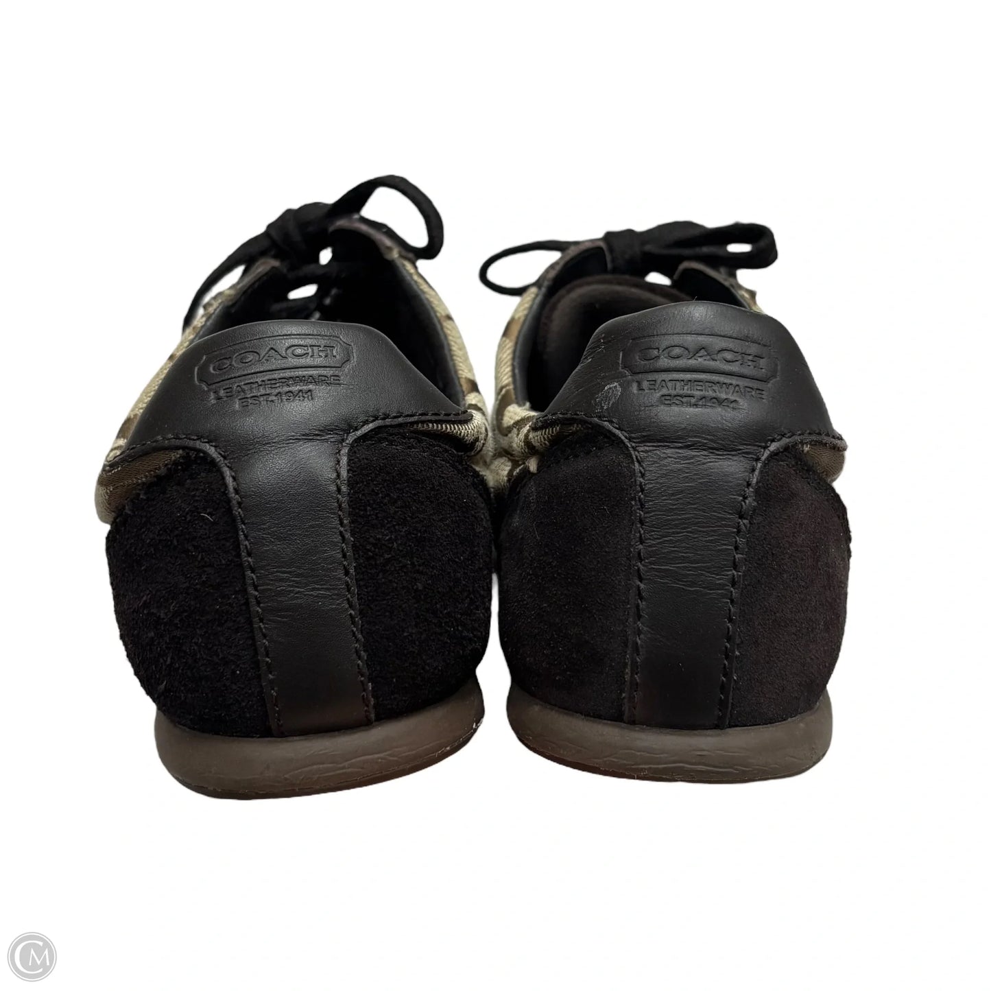 Shoes Designer By Coach In Brown & Tan, Size: 6