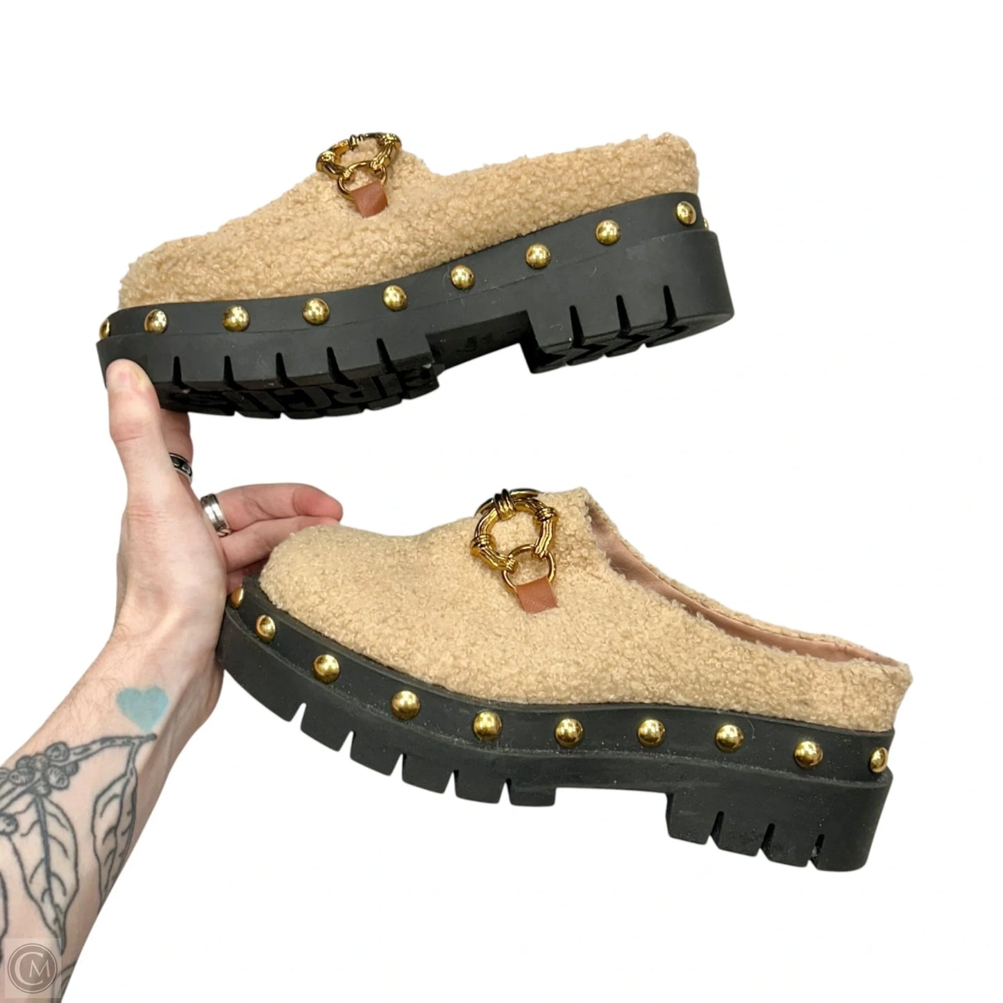 Shoes Heels Platform By Circus By Sam Edelman In Black & Tan, Size: 6