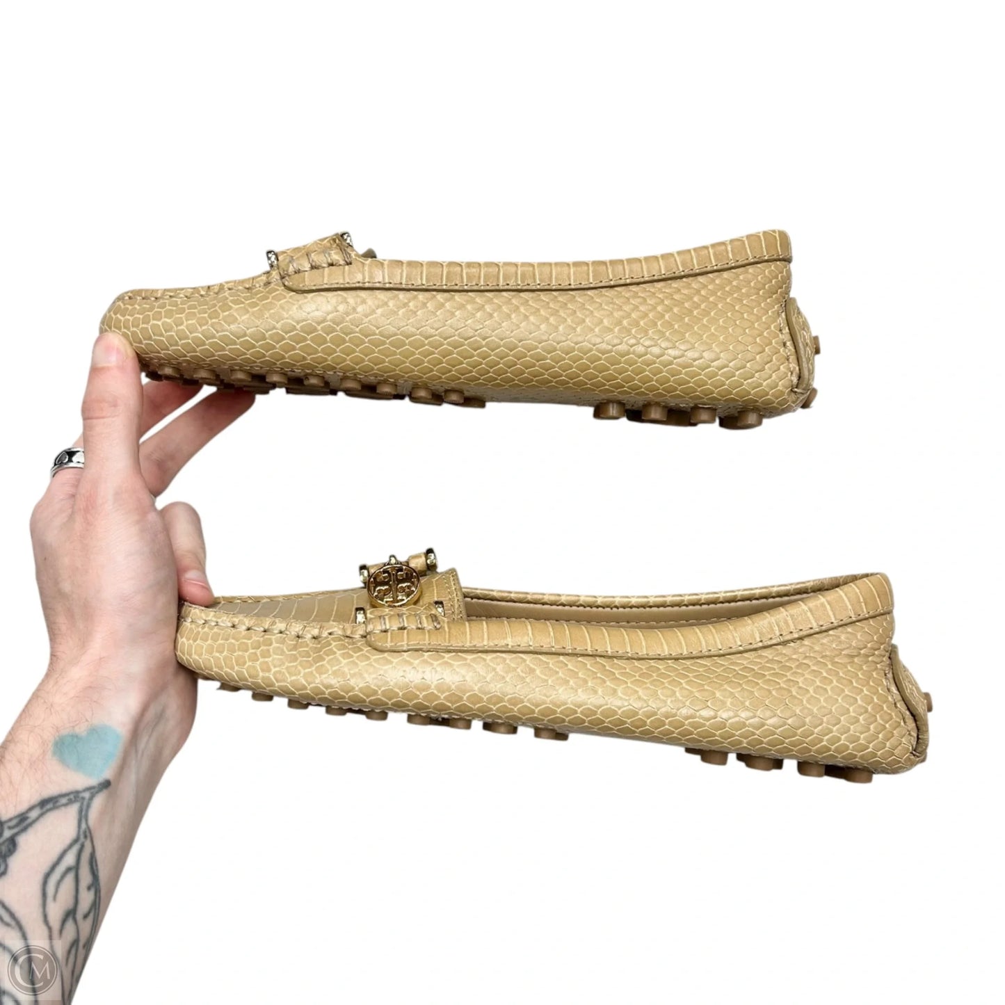 Shoes Designer By Tory Burch In Tan, Size: 6.5