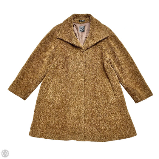Coat Peacoat By Cinzia Rocca In Tan, Size: M