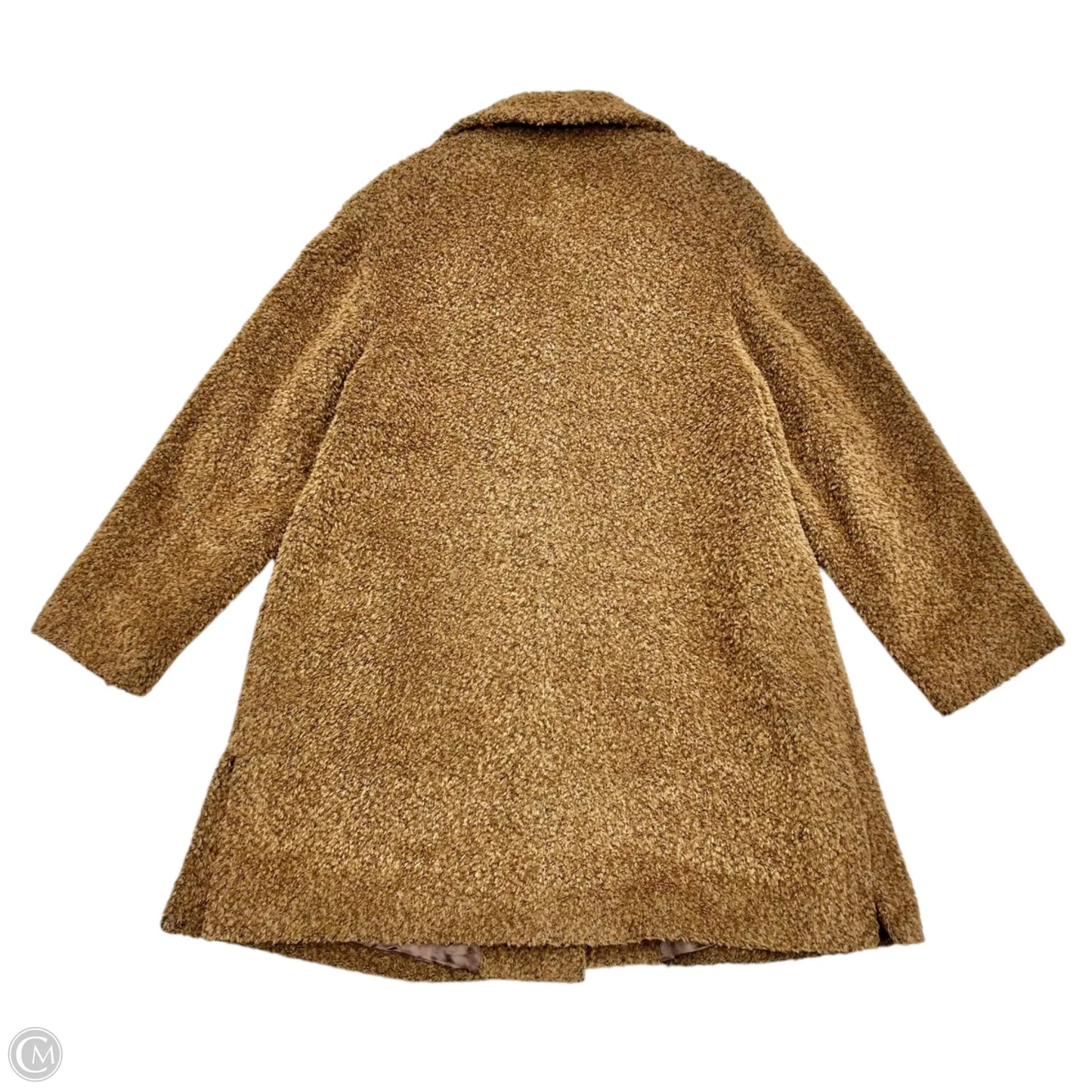 Coat Peacoat By Cinzia Rocca In Tan, Size: M