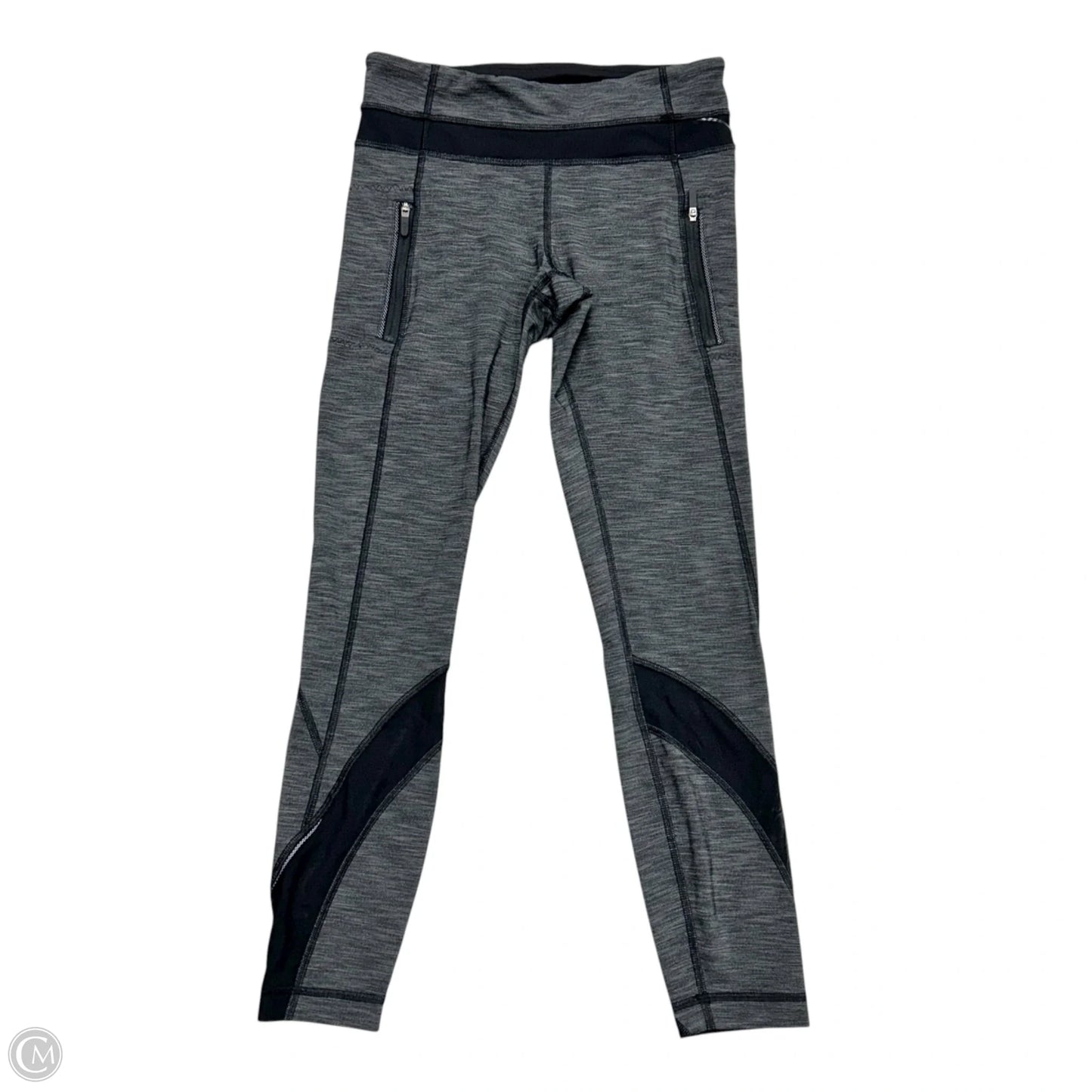 Athletic Leggings Capris By Lululemon In Grey, Size: S