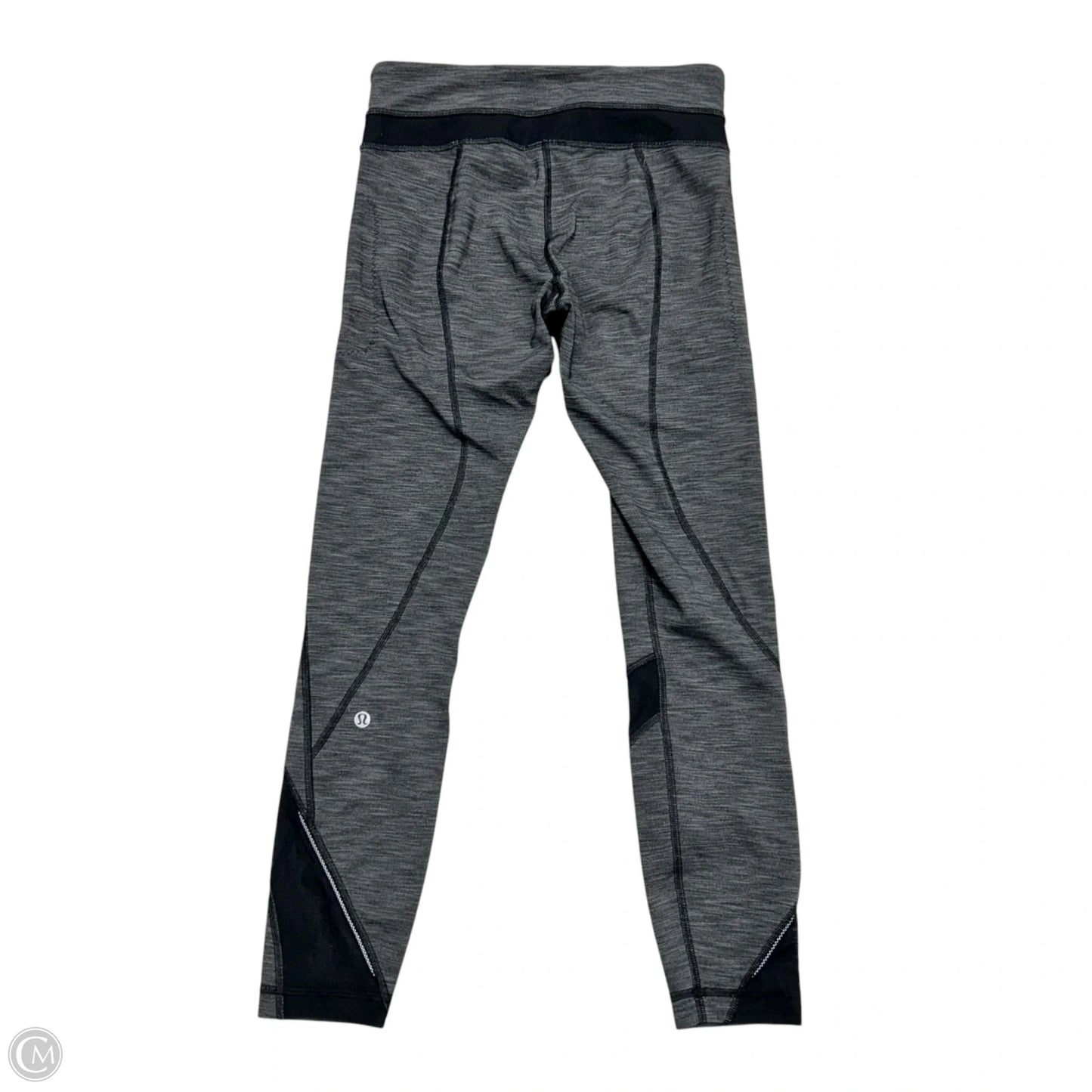 Athletic Leggings Capris By Lululemon In Grey, Size: S