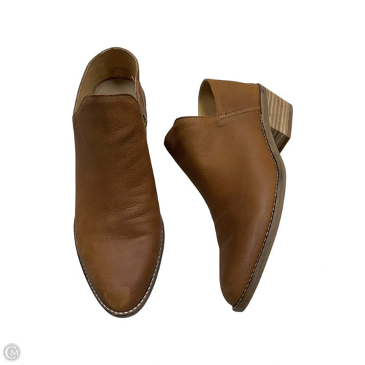 Boots Leather By Lucky Brand In Tan, Size: 9