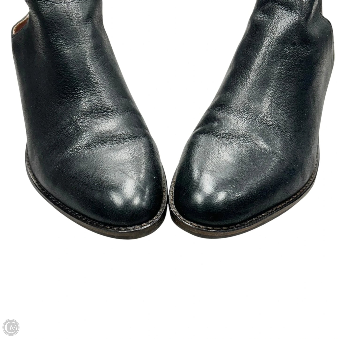 Boots Leather By Lucky Brand In Black, Size: 9