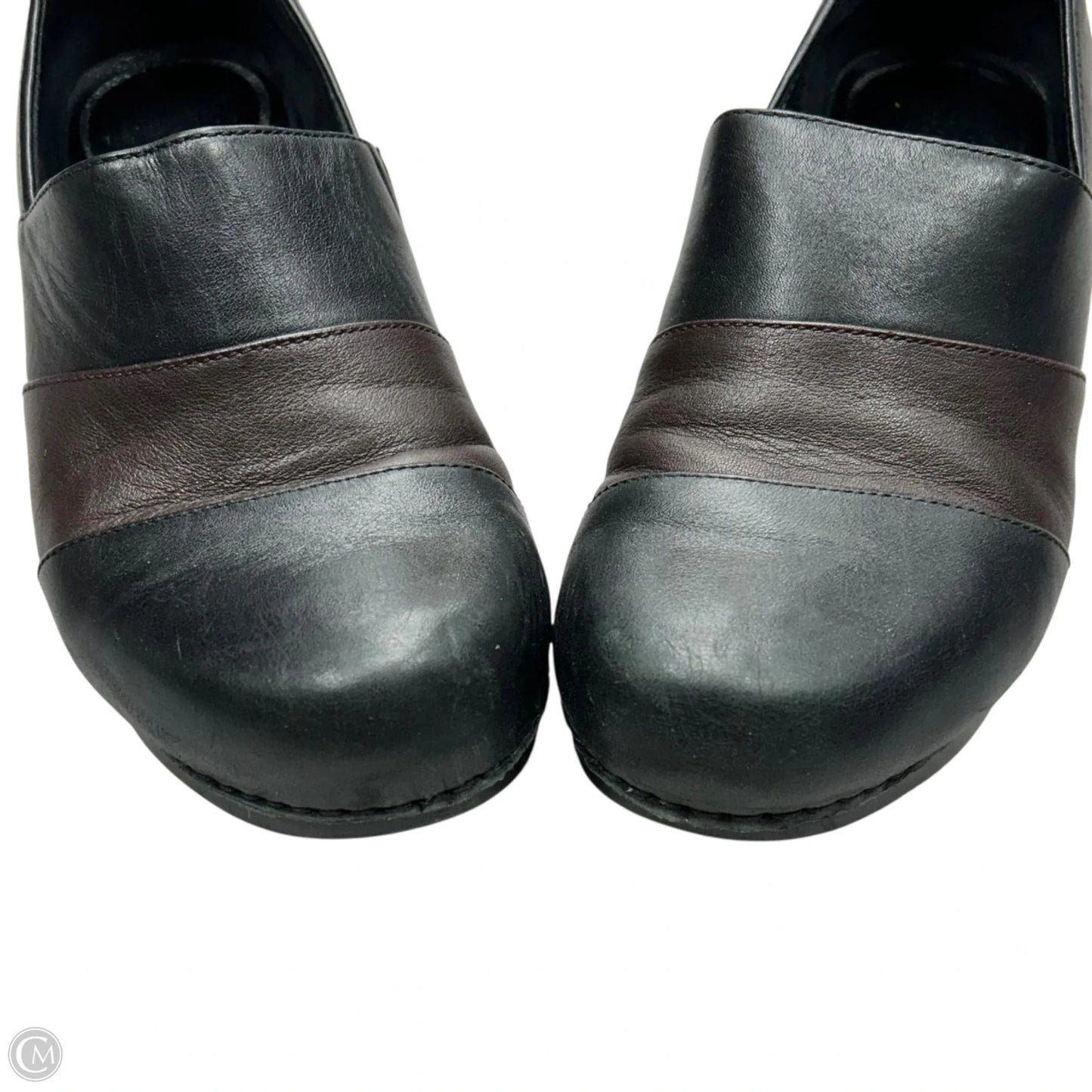 Shoes Heels Block By Dansko In Black & Brown, Size: 8.5