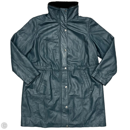 Coat Other By Jessica London In Teal, Size: Xxl