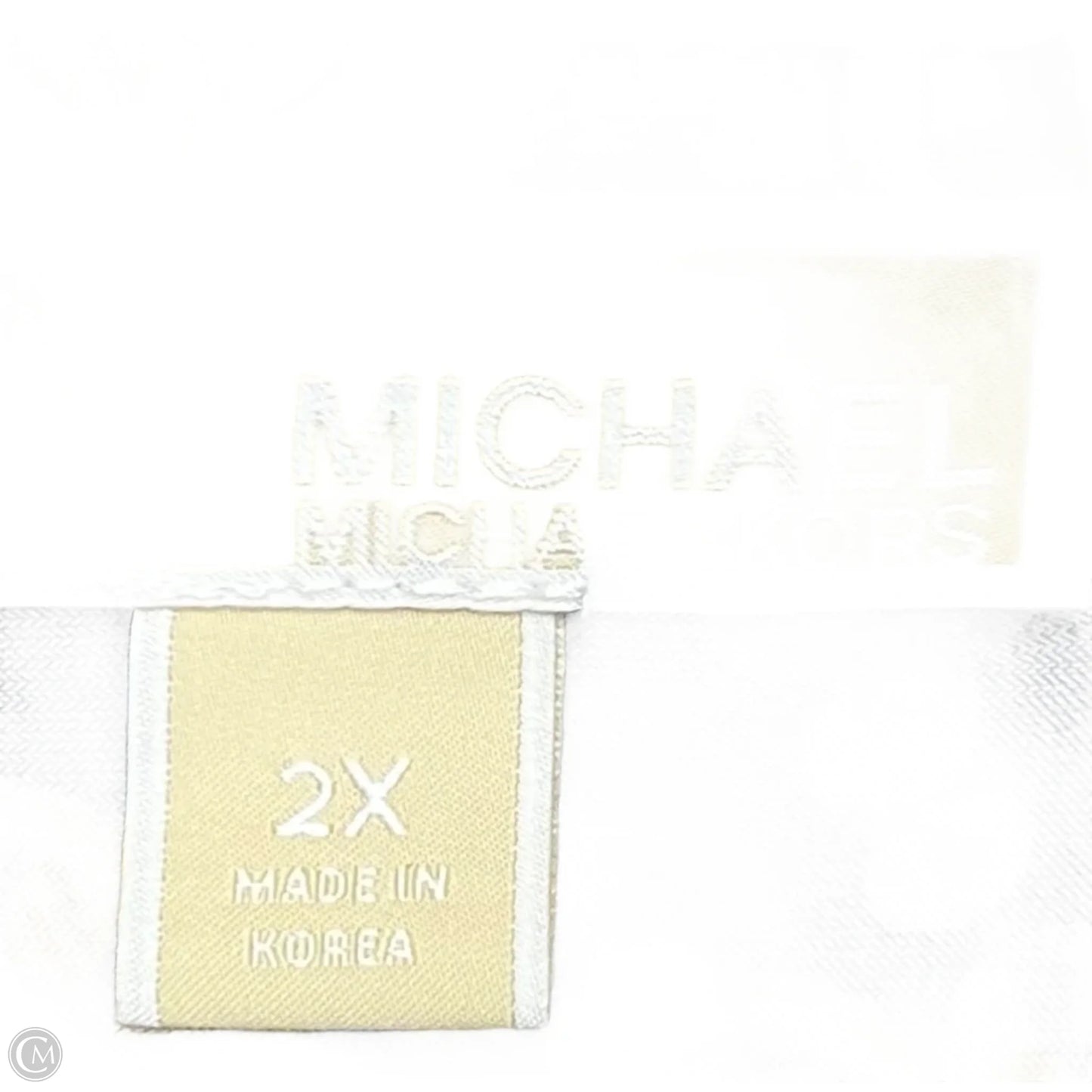 Dress Casual Midi By Michael By Michael Kors In Black & Gold, Size: 2x