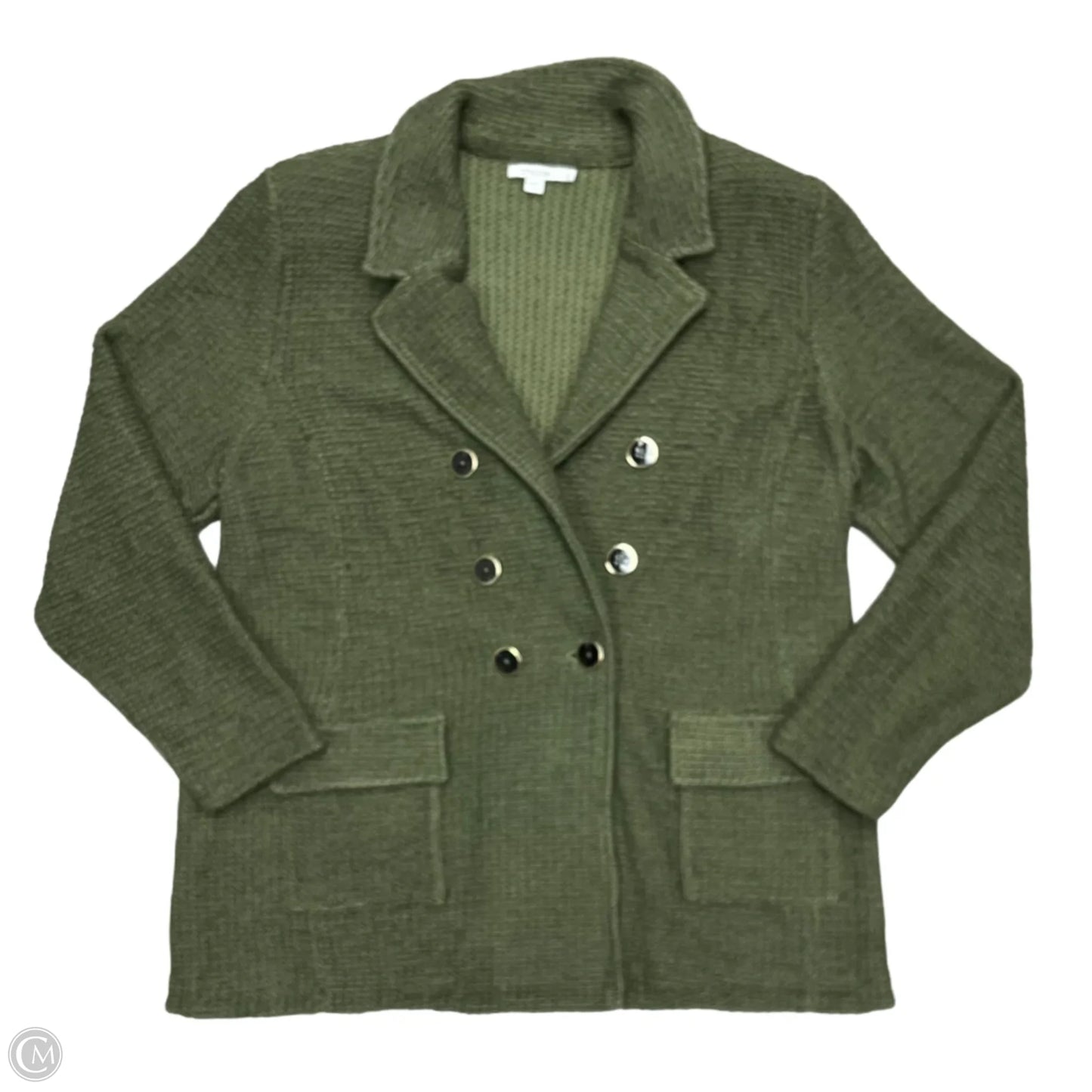 Blazer By Chicos In Green, Size: Xl