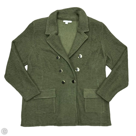 Blazer By Chicos In Green, Size: Xl