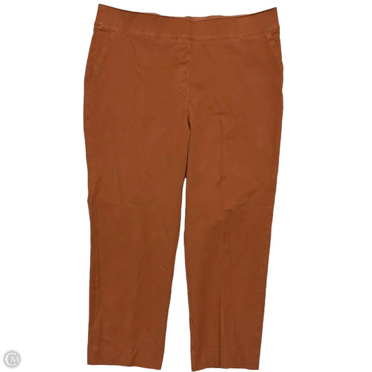 Pants Cropped By Spanx In Orange, Size: 2x
