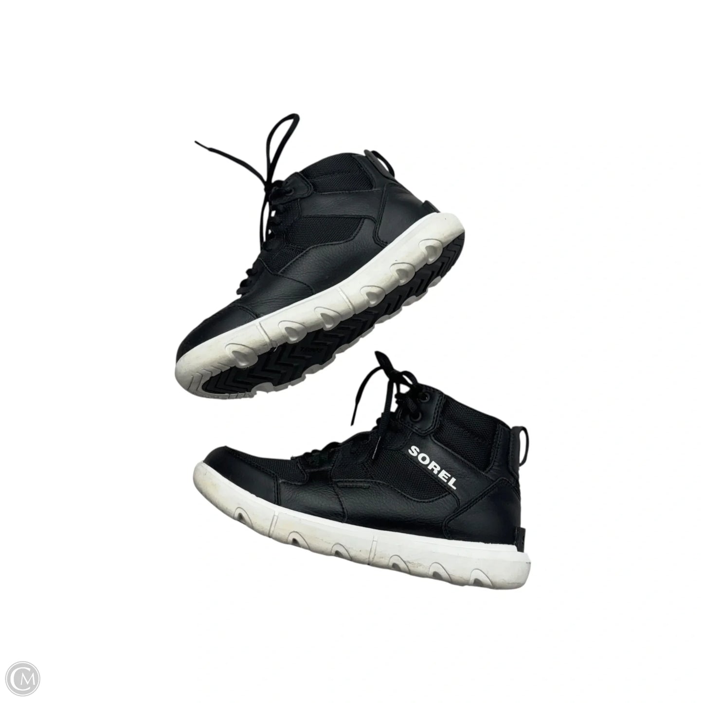 Shoes Sneakers By Sorel In Black & White, Size: 9