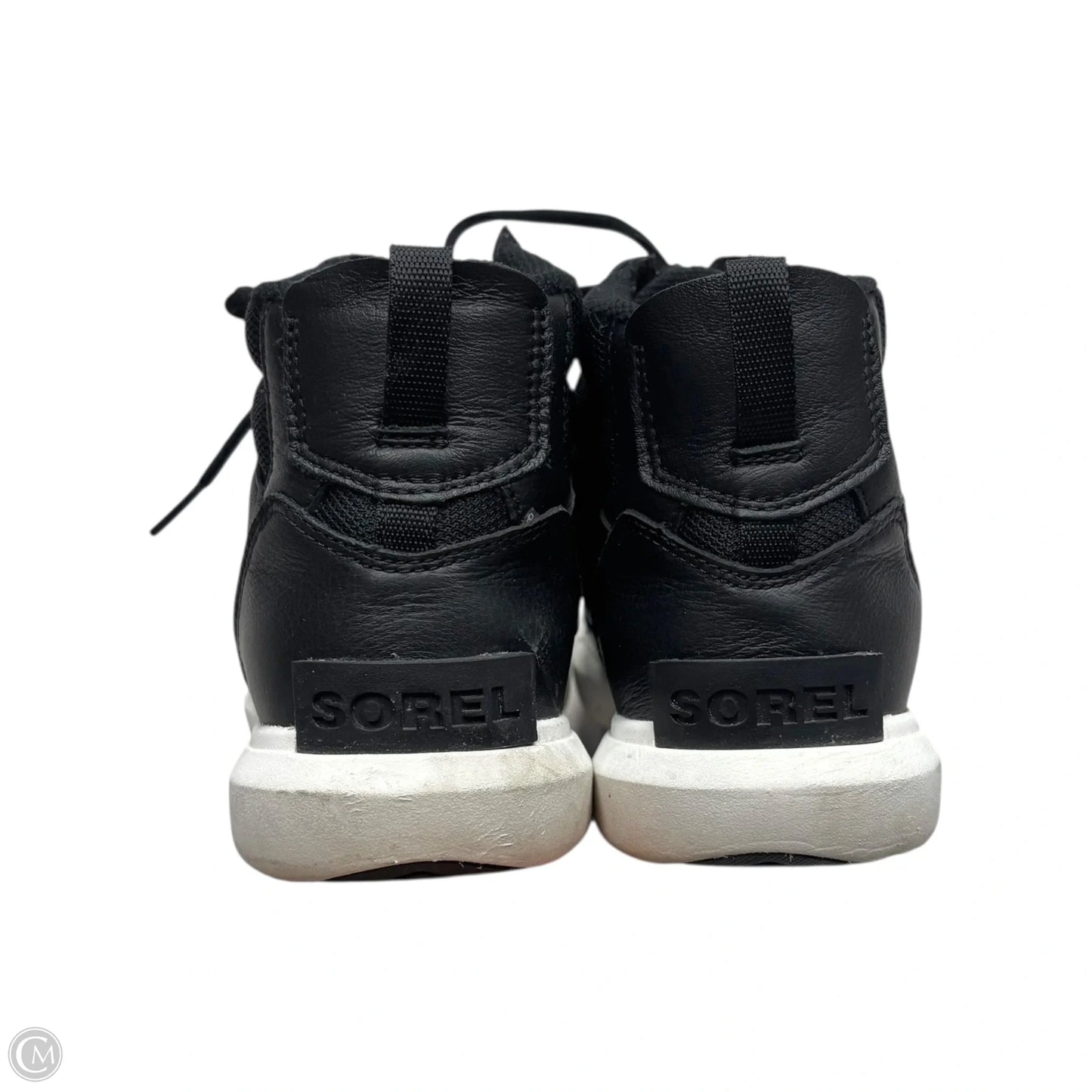 Shoes Sneakers By Sorel In Black & White, Size: 9