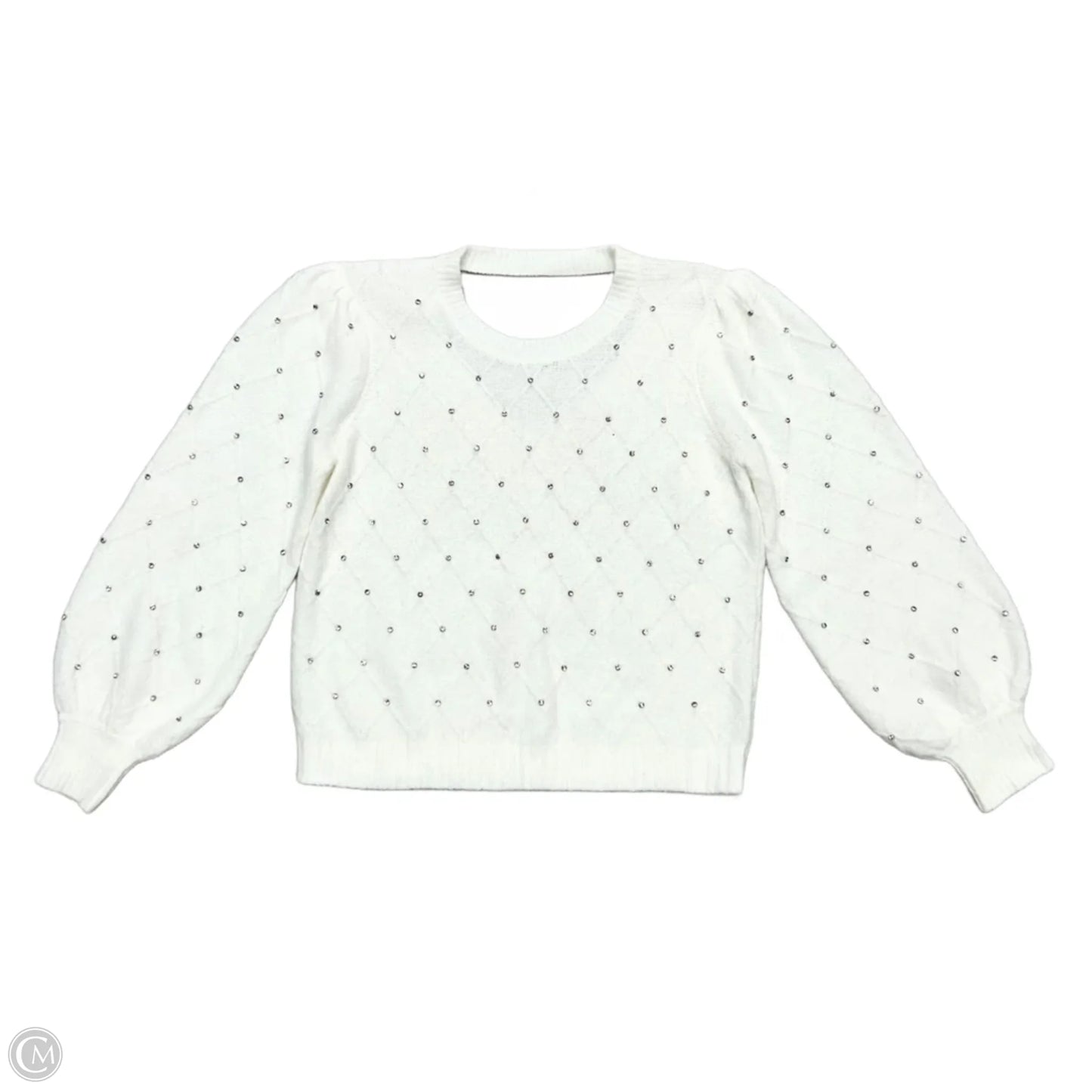 Sweater Cardigan Designer By Lilly Pulitzer In White, Size: M