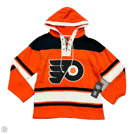 Top Long Sleeve By Gts In Black & Orange, Size: M