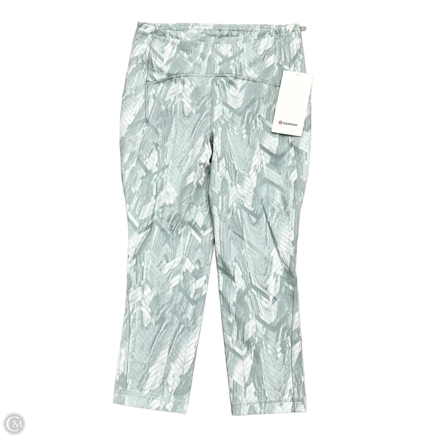 Athletic Leggings Capris By Lululemon In Blue, Size: M