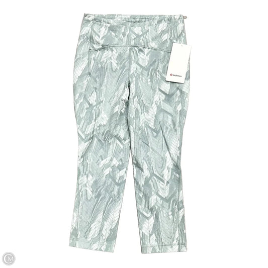 Athletic Leggings Capris By Lululemon In Blue, Size: M
