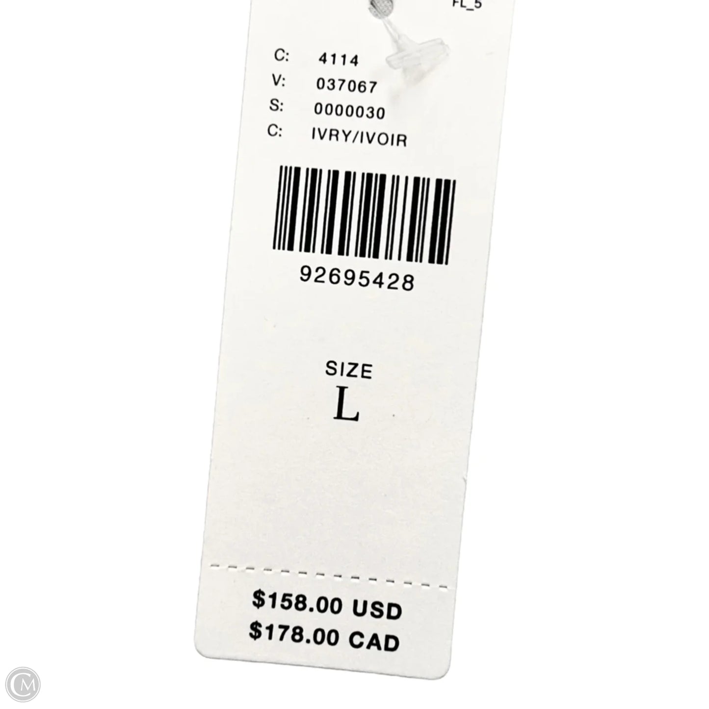 Sweater By Maeve In White, Size: L